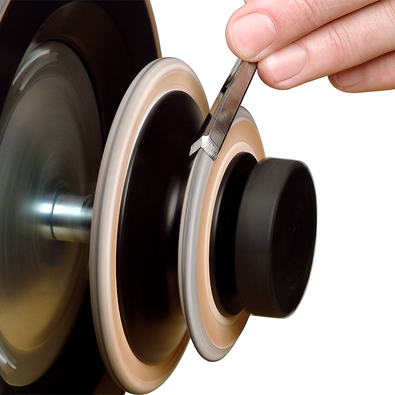 LA-120 Profiled Leather Honing Wheel
