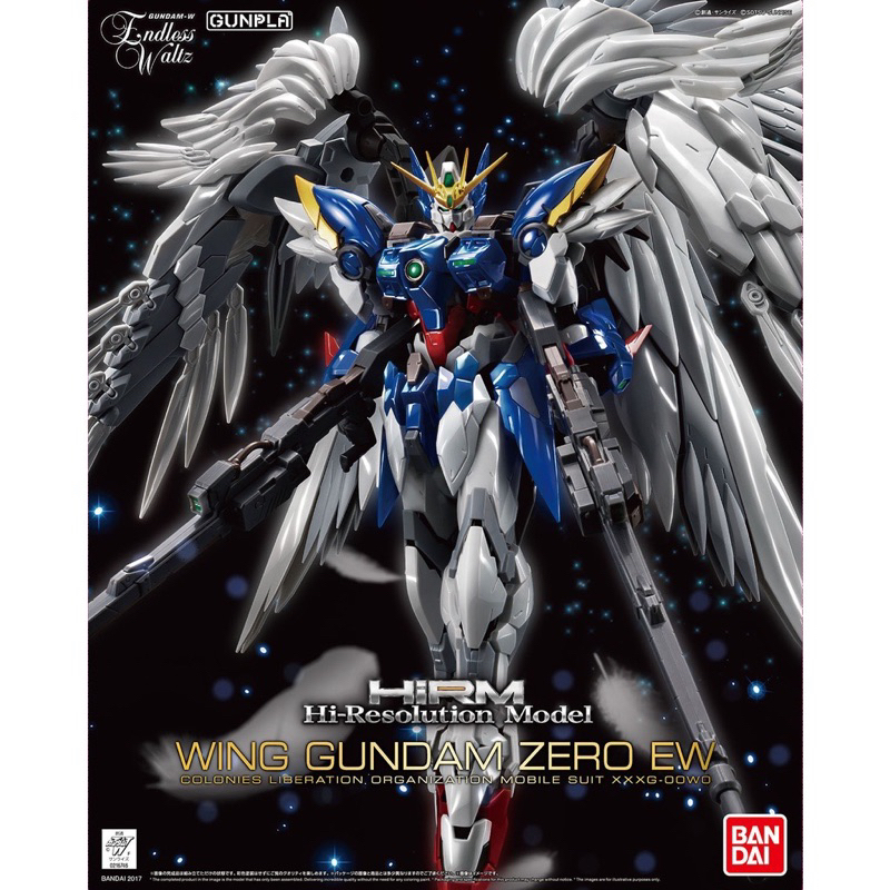 HiRM BANDAI Gundam Wing Zero Custom EW Hi resolution Model Scale 1/100