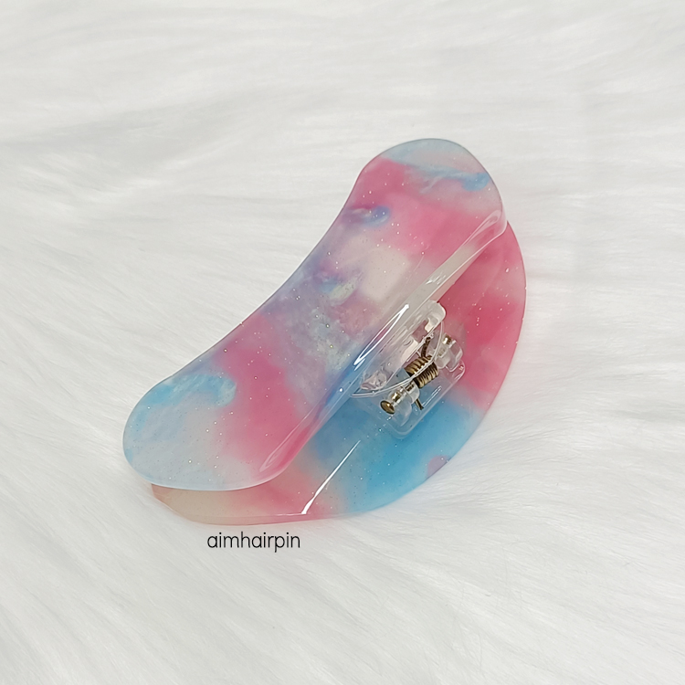กิ๊บอะคริลิค เปลี่ยนสีได้ สีชมพูฟ้า - aimhairpin จำหน่ายกิ๊บติดผมเกาหลีแท้ และเครื่องประดับ ยางรัดผม คาดผมแฟชั่น สร้อยคอ ต่างหู