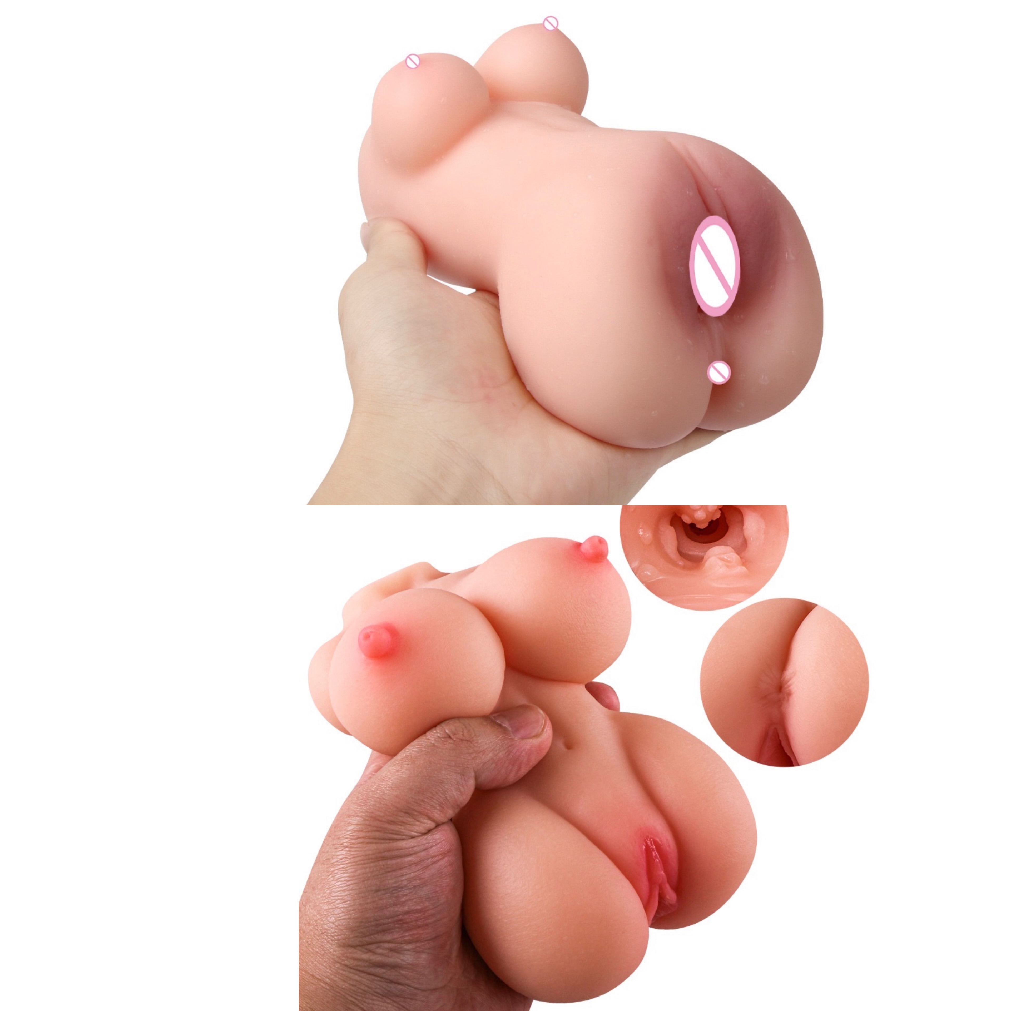 รวมจิ๋มมีนม แบบมือจับ ( 2 แบบ)