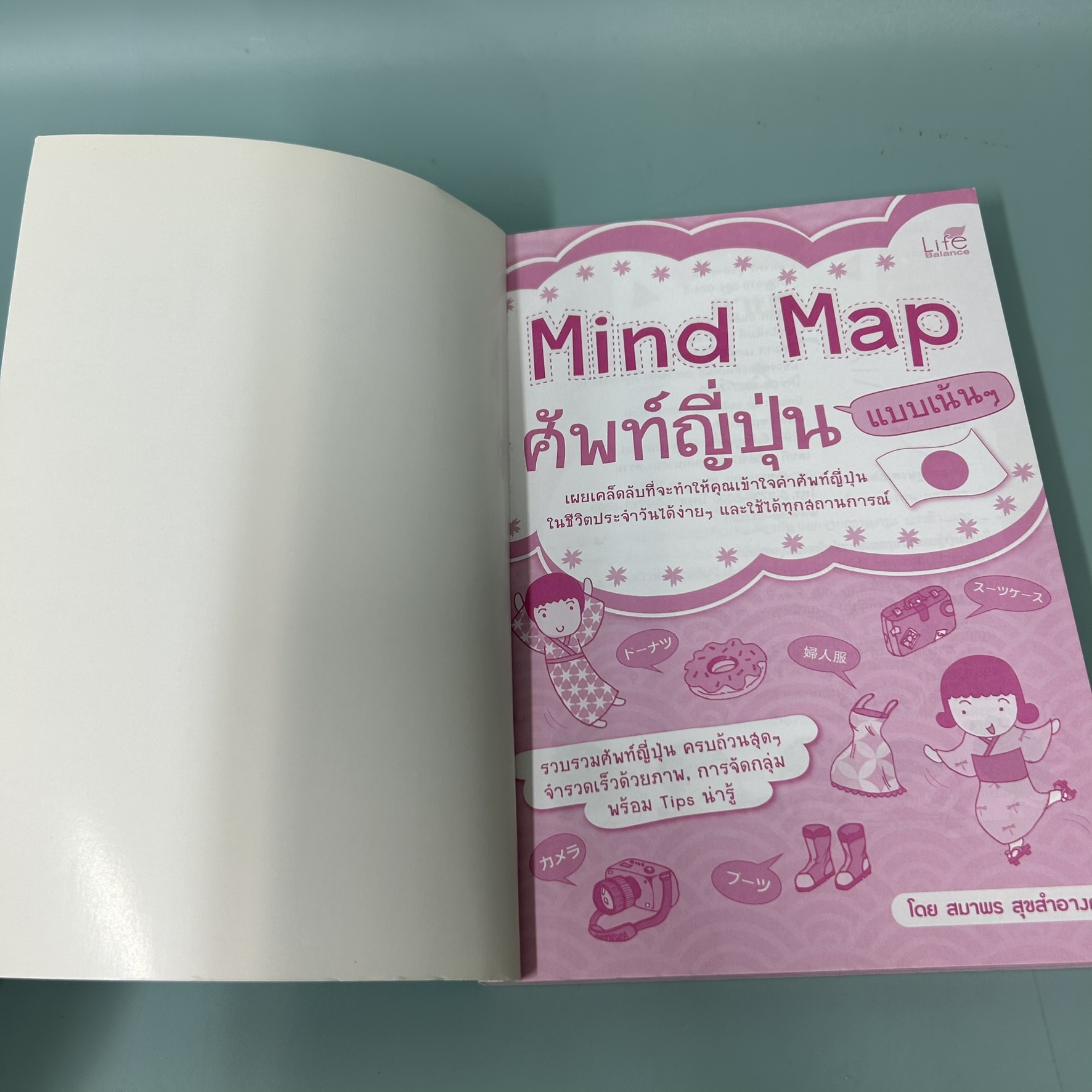 Mind Map ศัพท์ญี่ปุ่น แบบเน้นๆ / มือสอง / สมาพร สุขสำอางค์ / สำนักพิมพ์ไลฟ์ บาลานซ์ / เรียนรู้ภาษาต่างประเทศ