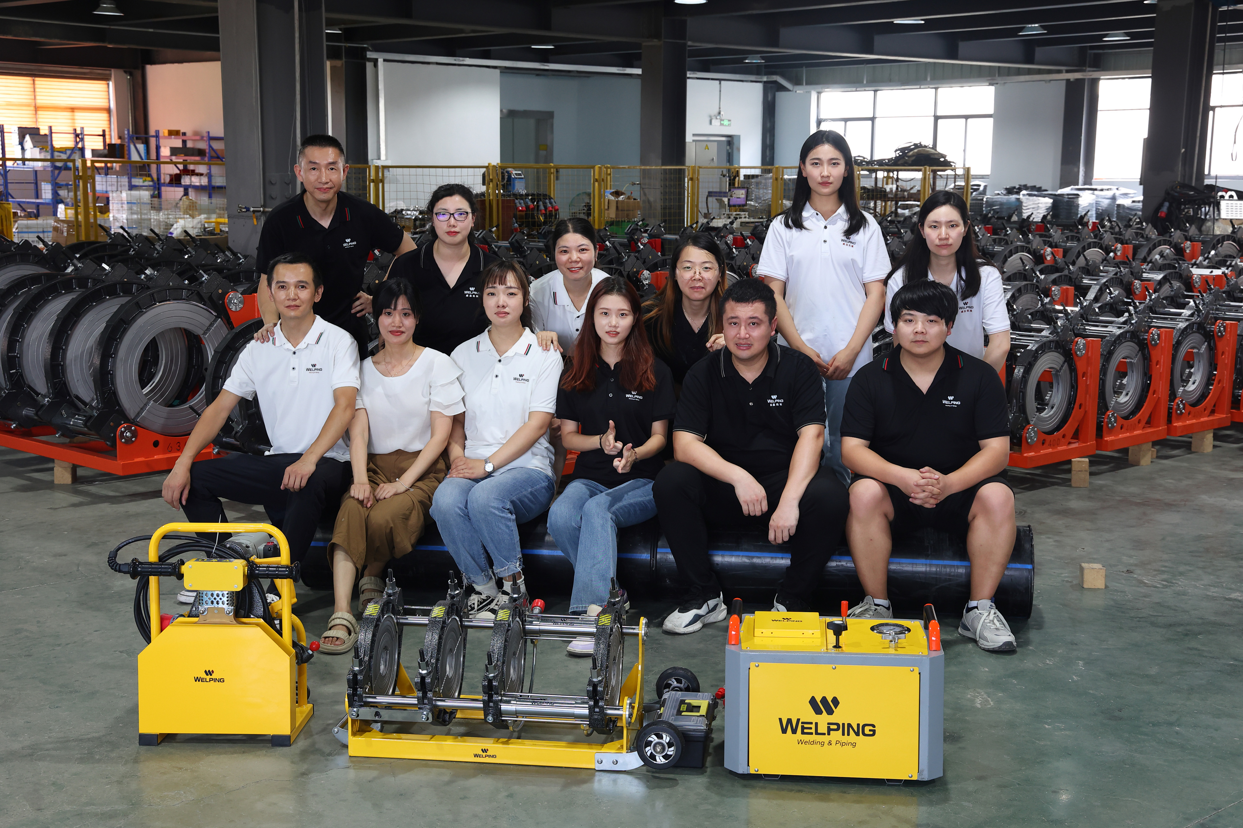 เครื่องเชื่อมท่อ Welping รุ่น WP250C Mnaual (มือหมุน) ขนาดที่เชื่อม 63mm-250mm