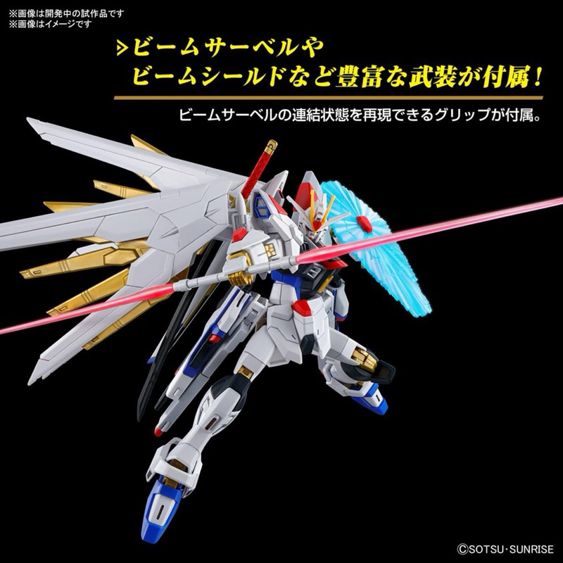 HG BANDAI ZGMF-X20A Mighty Strike Freedom Gundam