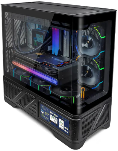 CASE VALKYRIE VK03-M LCD BLACK MATX