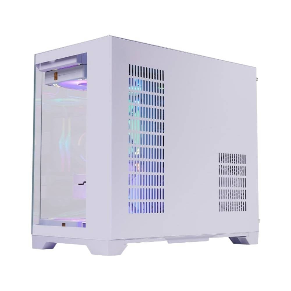 CASE WJCOOLMAN ALPHA (M-ATX) (TG) (No Fan) - WH