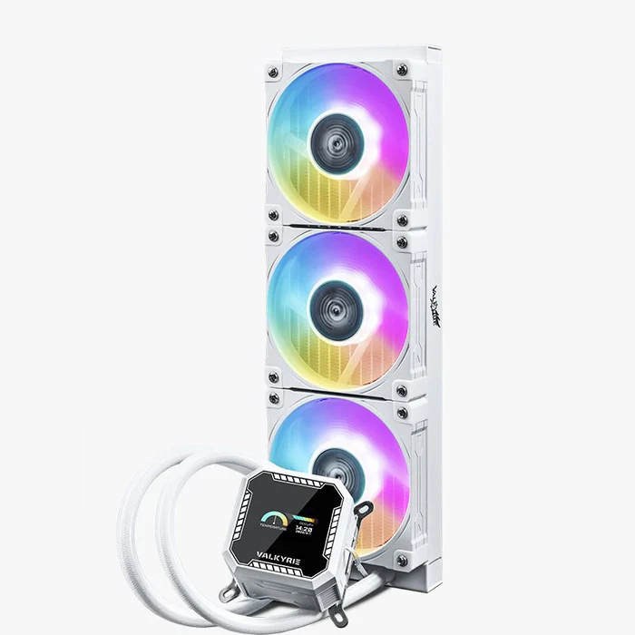 CPU LIQUID COOLER VALKYRIE B360 - WHITE (TDP 300W) IPS SCREEN ARGB