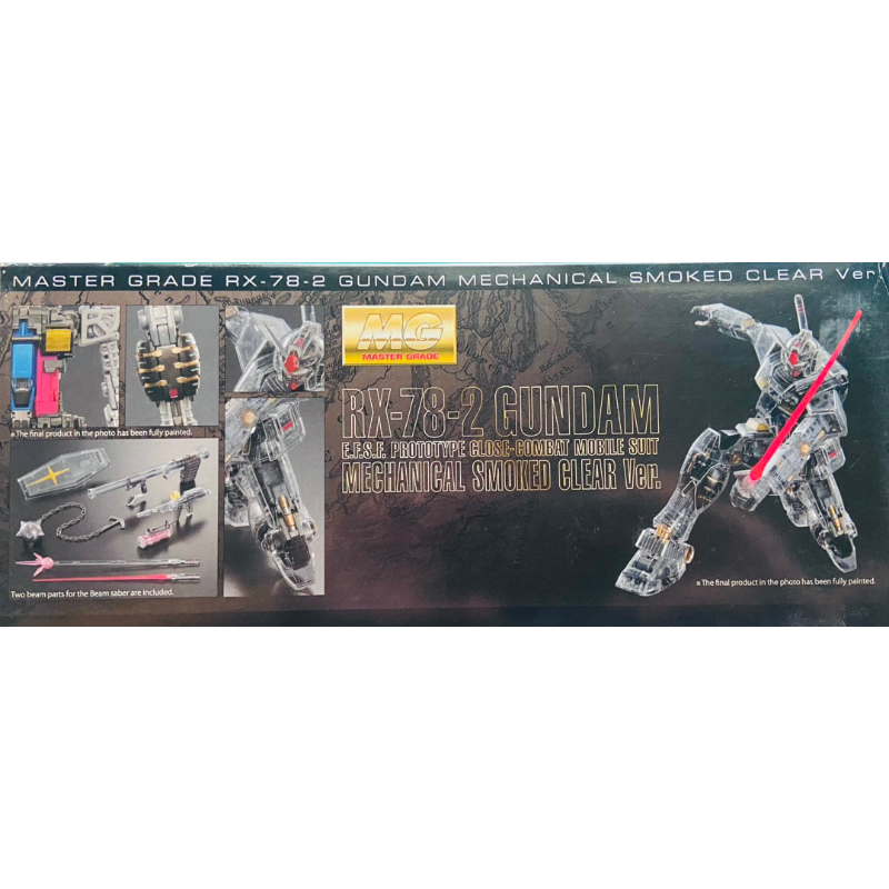 MG BANDAI RX-78-2 Pro Shop Mechanical Smoke Clear ver. (2009 LIMITED!!)