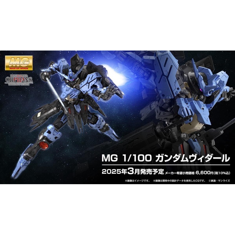 MG BANDAI ASW-G-XX Gundam Vidar
