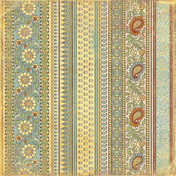 กระดาษ scrapbook KC- Decor Stripe Flat Paper 12x12 single side แบรนด์ผลิตและนำเข้าจากUSA