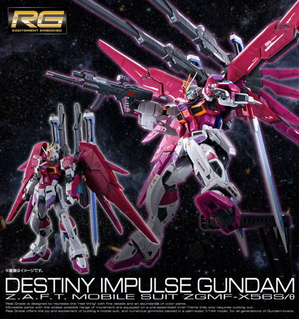 RG PREMIUM BANDAI Destiny Impulse Gundam