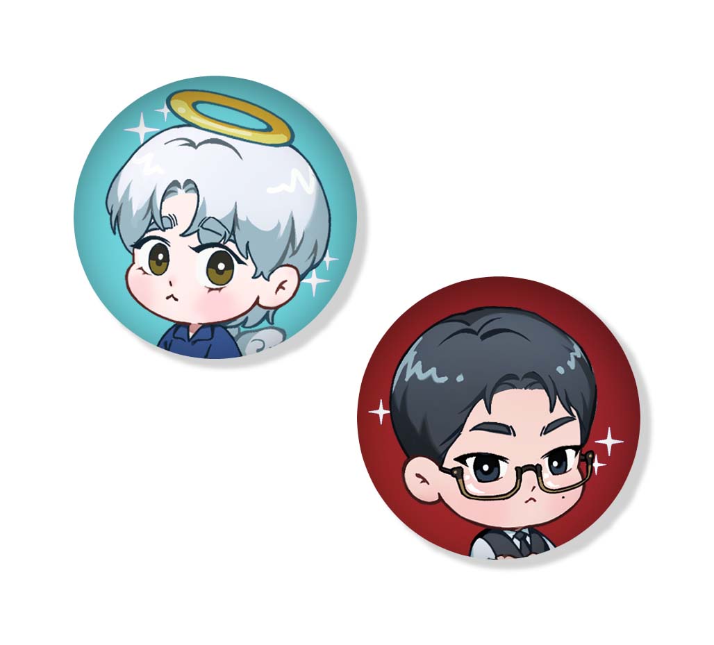มินิเข็มกลัดน้องเทวาพี่คเชนทร์