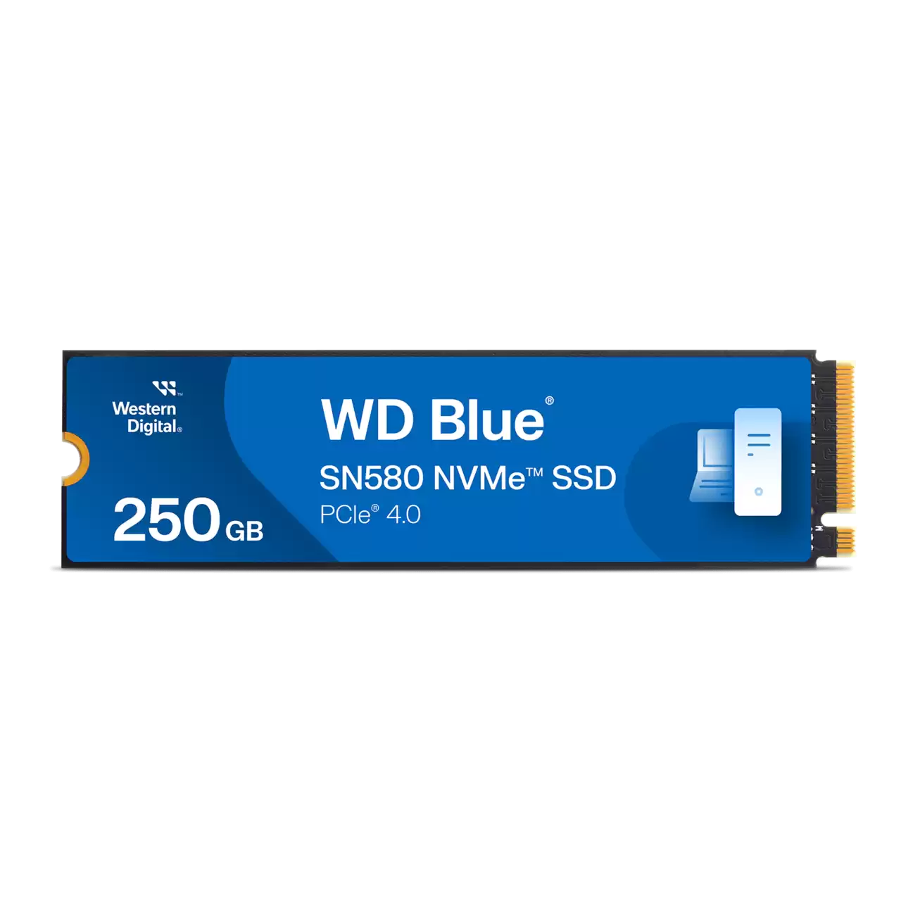 SSD M.2 WD BLUE SN580 - 500GB PCIe 4.0 NVMe R/4000MBs 5Y