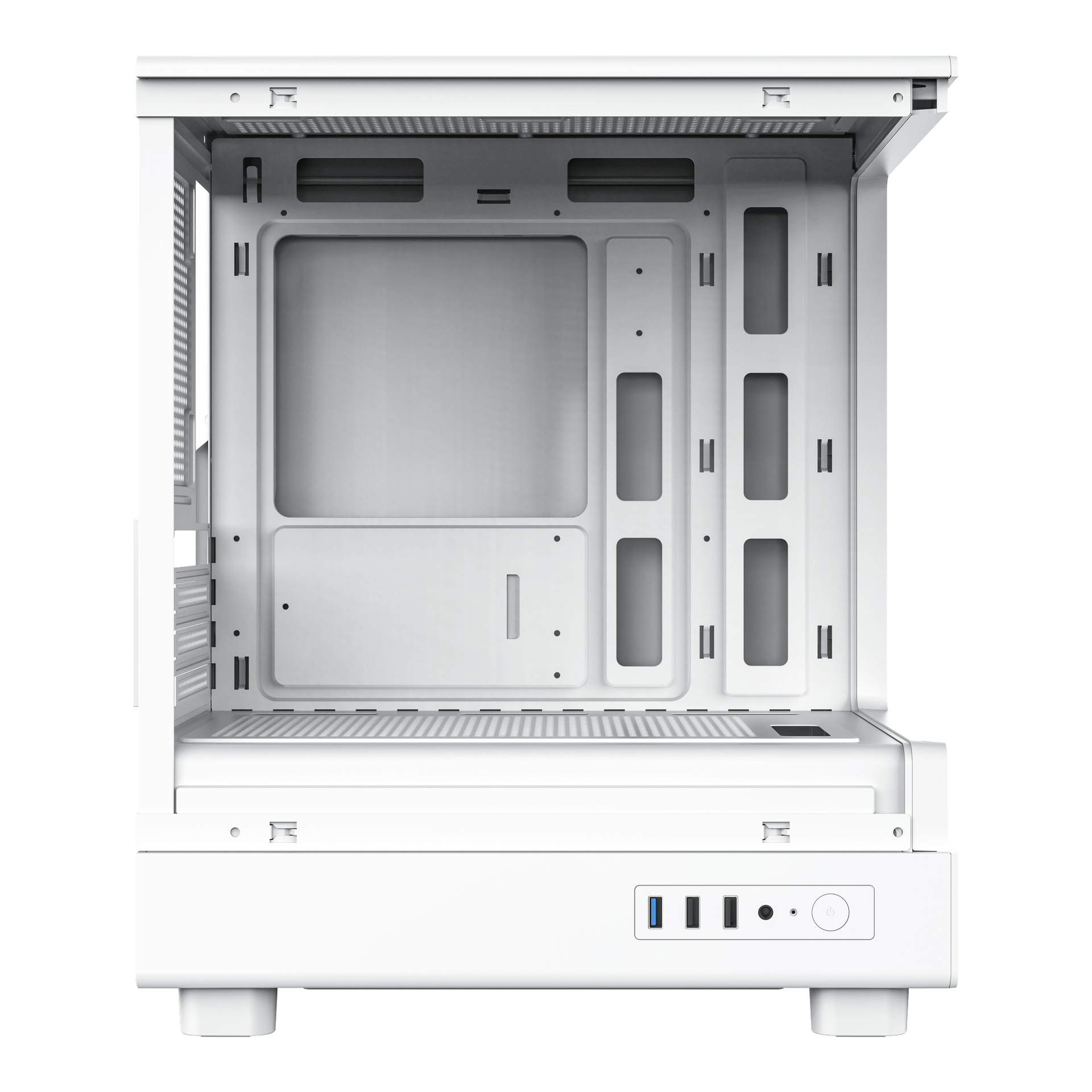 CASE DARKFLASH DB330M - WHITE (With 1-FAN ARGB)