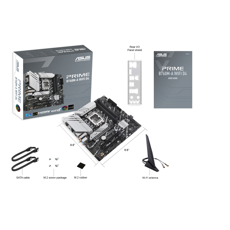 MAINBOARD PRIME B760M-A WIFI D4 (LGA1700/DDR4)