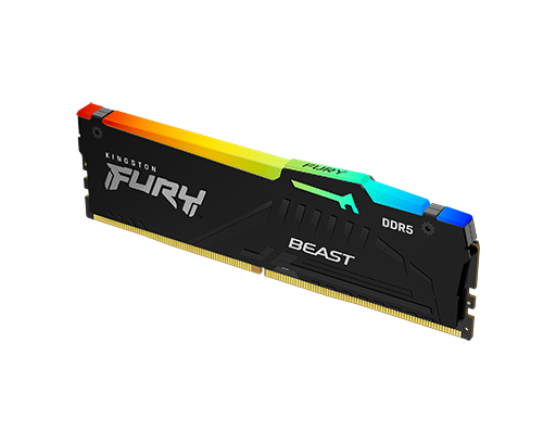 DDR5-PC KINGSTON FURY BEAST RGB 16/5200MTz CL40 (8x2) Cl40-40-40