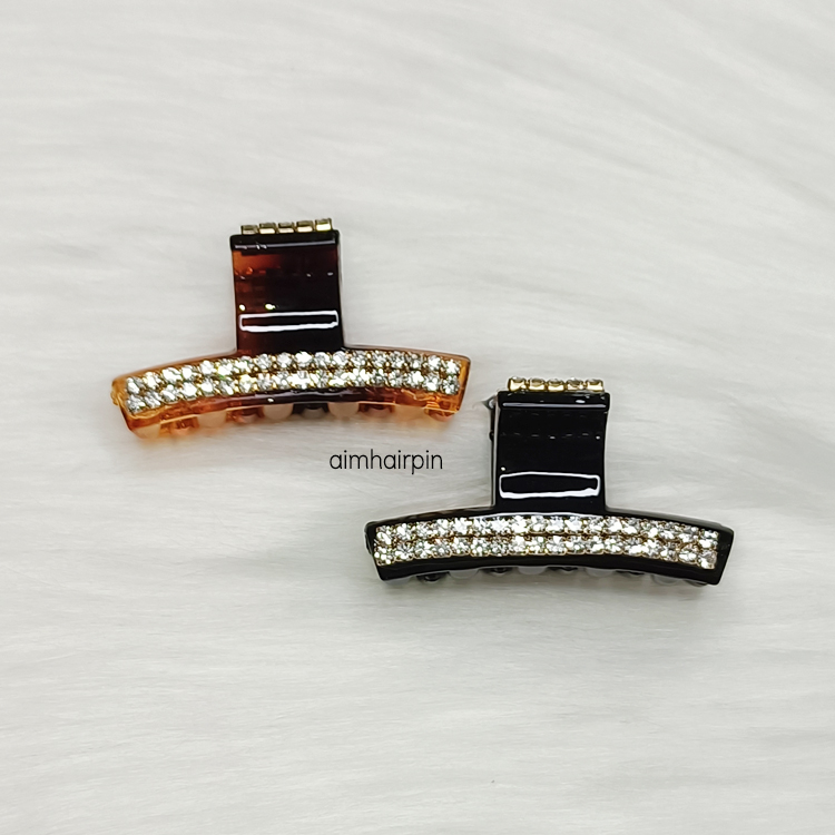 กิ๊บหนีบผม แต่งเพชรแถว - aimhairpin จำหน่ายกิ๊บติดผมเกาหลีแท้ และเครื่องประดับ ยางรัดผม คาดผมแฟชั่น สร้อยคอ ต่างหู