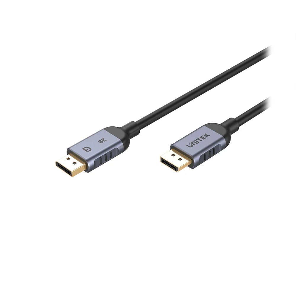 CABLE UNITEK C1628GY01 HDR 8K DISPLAYPORT 1.4 (4K/240Hz-8K/60Hz) - 1.5M