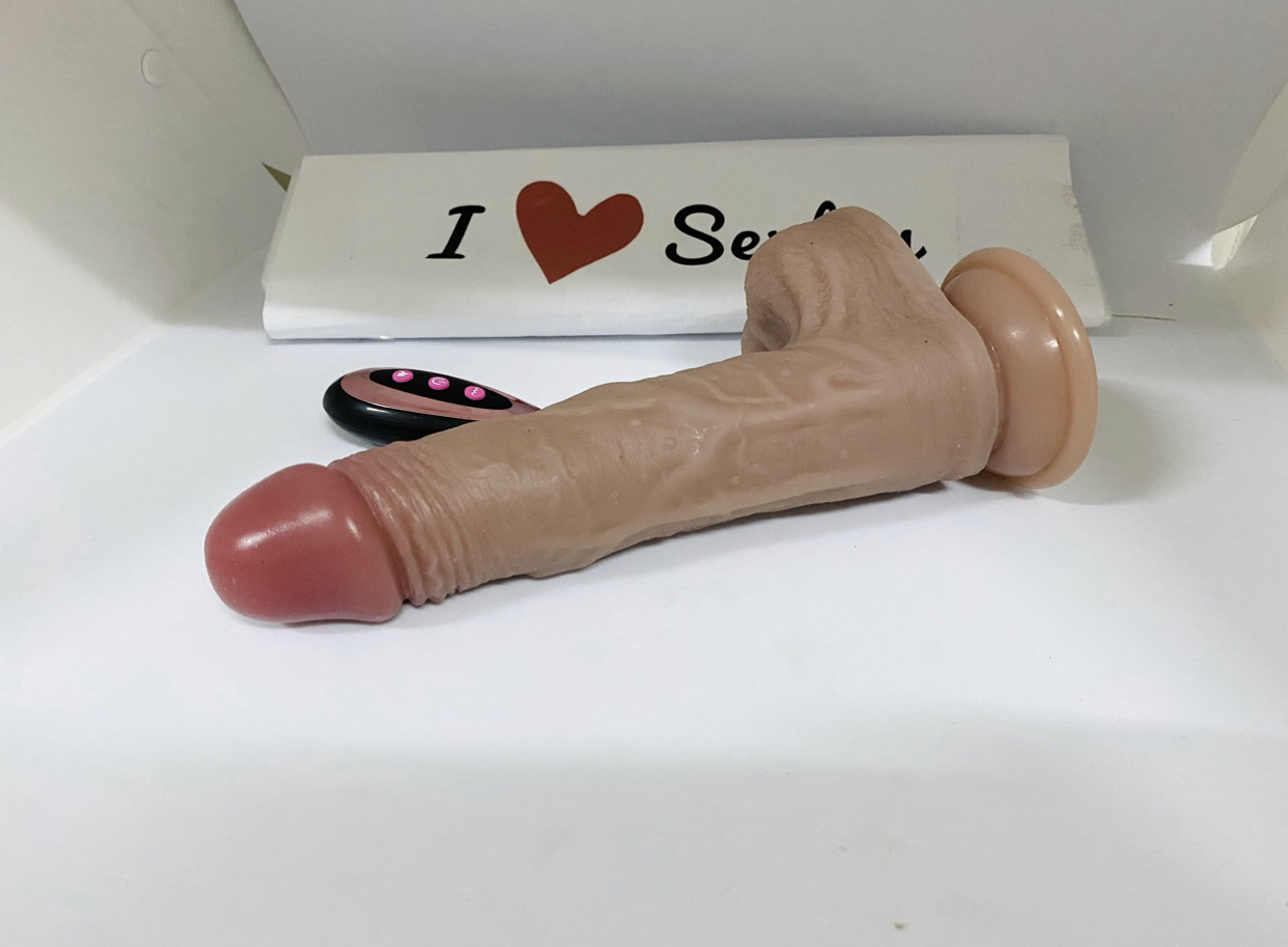 ดิลโด้ไร้สายเกรด Premium ไร้สาย (ชักเข้าออก 10 โหมด)