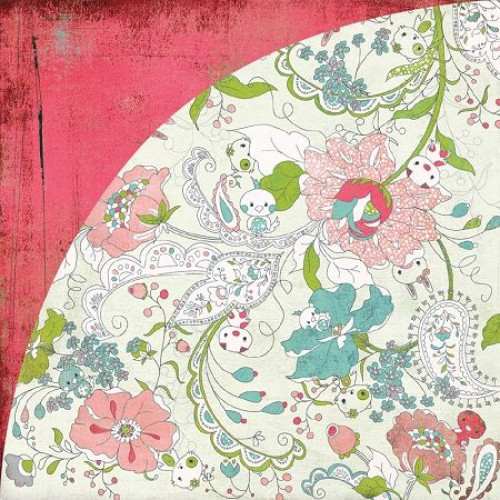 กระดาษ scrapbook BSG-Kembrie12x12 (2sides) มีลาย2ด้าน ด้านละแบบให้เลือกใช้ ผลิตในอเมริกา