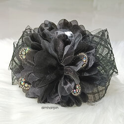 กิ๊บหนีบผมทรงดอกไม้และโบว์สีดำ แต่งเพชร - aimhairpin จำหน่ายกิ๊บติดผมเกาหลีแท้ และเครื่องประดับ ยางรัดผม คาดผมแฟชั่น สร้อยคอ ต่างหู