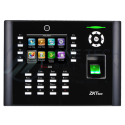 เครื่องสแกนลายนิ้วมือและบัตร รุ่น ZKTeco iClock680