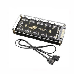 HUB ARGB ROG - 3PIN/5V 10-PORT M/B SYNC SATA POWER