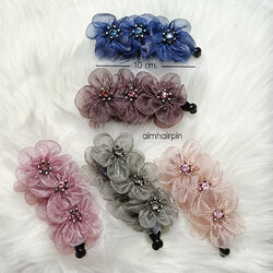 กิ๊บกล้วยดอกไม้ งานแฮนเมด - aimhairpin จำหน่ายกิ๊บติดผมเกาหลีแท้ และเครื่องประดับ ยางรัดผม คาดผมแฟชั่น สร้อยคอ ต่างหู