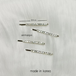 กิ๊บเสียบ แต่งเพชรแถวตัวสั้น งานเกาหลีแท้ 100% - aimhairpin จำหน่ายกิ๊บติดผมเกาหลีแท้ และเครื่องประดับ ยางรัดผม คาดผมแฟชั่น สร้อยคอ ต่างหู