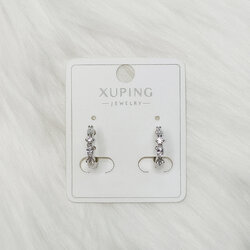 ต่างหูห่วงเพชรฝังหนามเตย สไตล์มินิมอล - aimhairpin จำหน่ายกิ๊บติดผมเกาหลีแท้ และเครื่องประดับ ยางรัดผม คาดผมแฟชั่น สร้อยคอ ต่างหู