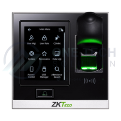 เครื่องควบคุมการเข้าออกและลงเวลาระบบลายนิ้วมือ ZKTeco SF400 (ZLM60)
