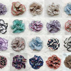 ยางรัดผมเอวัน แต่งขอบลูกไม้ A-One มีให้เลือก 22 ลาย - aimhairpin จำหน่ายกิ๊บติดผมเกาหลีแท้ และเครื่องประดับ ยางรัดผม คาดผมแฟชั่น สร้อยคอ ต่างหู