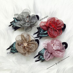 กิ๊บหนีบผมแต่งดอกไม้ งานแฮนเมด - aimhairpin จำหน่ายกิ๊บติดผมเกาหลีแท้ และเครื่องประดับ ยางรัดผม คาดผมแฟชั่น สร้อยคอ ต่างหู