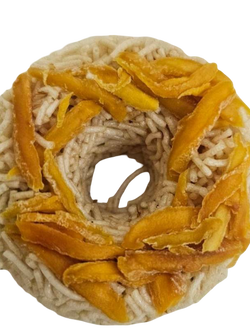 Donut Noodle (โดนัส หมี่กรอบคลุกมะม่วงน้ำปลาหวาน) 10ชิ้น