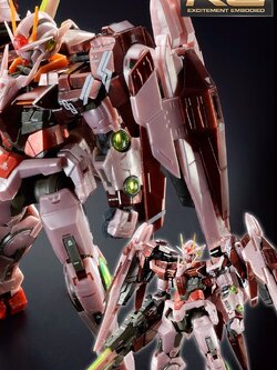 RG PREMIUM BANDAI GN-0000+GNR-010 00 RAISER TRANS-AM [Gross Injection ver.]