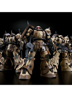 HG PREMIUM BANDAI MS-06 GD ZAKU HIGH MOBILITY SURFACE TYPE (EGBA / WALD / SELMA / SANGHO / DANAN)