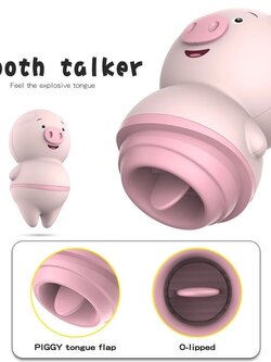 ลิ้นหมูน้อย (ชาร์จแบตไร้สาย)