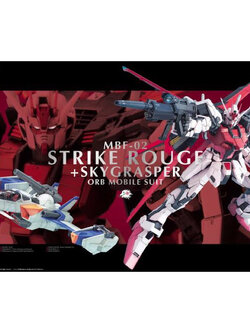 PG BANDAI MBF-02 Strike Rouge Gundam + Skygrasper