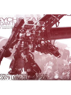 MG PREMIUM BANDAI MS-06R ZAKU II HIGH MOBILITY TYPE PSYCHO ZAKU ver KA (CLEAR COLOR LIMITED ITEM)