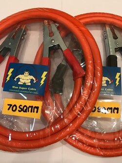 สายพ่วงแบตรถยนต์ขนาด 70 sqmm