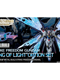 METAL BUILD PREMIUM BANDAI ZGMF-X20A Strike Freedom Gundam Wing of Light Option Set