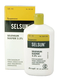 Selsun shampoo เซลซั่นแชมพู สำหรับรังแคและคันศีรษะ