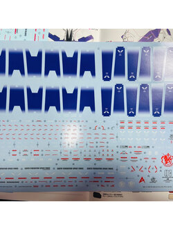 MG BANDAI RX-93 v2 Hi-Nu Gundam Water Decal
