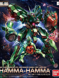 RE100 BANDAI AMX-103 HAMMA-HAMMA + ETCHING UPGRADE