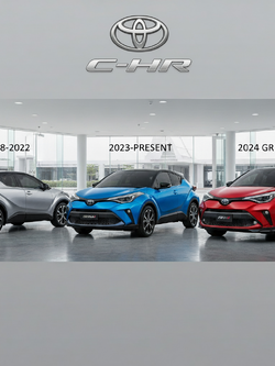 แบตเตอรี่รถยนต์ TOYOTA C-HR ทุกรุ่น (ปี 2017 - ปัจจุบัน)