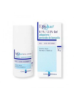 Epiduo 0.1%/2.5% Gel (หัวปั๊ม) สำหรับสิวทั้งอักเสบและไม่อักเสบ ขนาด 15 มิลลิลิตร