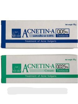 ACNETIN-A ขนาด 10g สูตรเดียวกับ เรติน-เอ [มี 2 ความแรง] สำหรับสิวอุดตัน