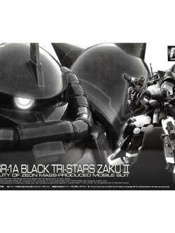 RG PREMIUM BANDAI MS-06R-1A BLACK TRI-STAR ZAKU II