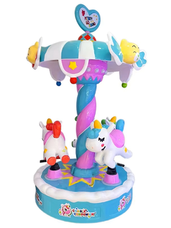 ม้าหมุนการ์ตูนรุ่นยูนิคอร์นแฟนซี