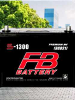 แบตเตอรี่รถยนต์ FB ( FB BATTERY) รุ่นกึ่งแห้ง