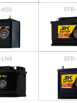 แบตเตอรี่ 3K EFB (Enhanced Flooded Battery)